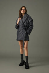 ABRIGO CRUZADO CRISTALES