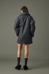 ABRIGO CRUZADO CRISTALES