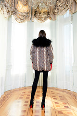 BOMBER CUERO SERPIENTE