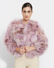 ABRIGO ZORRO MALVA
