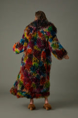 ABRIGO TIBET MULTICOLOR