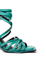 SANDALIAS ONDAS TURQUESA
