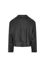 CHAQUETA CUERO ESPEJOS