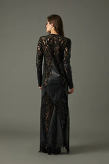 VESTIDO LENCERO CUERO