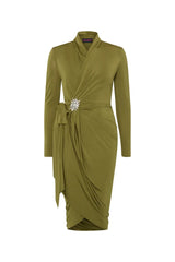 VESTIDO MIDI CRUZADO