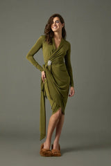 VESTIDO MIDI CRUZADO