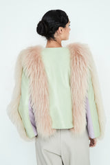 CHAQUETA CUERO PELO