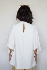 CAMISETA CUELLO GANCHILLO