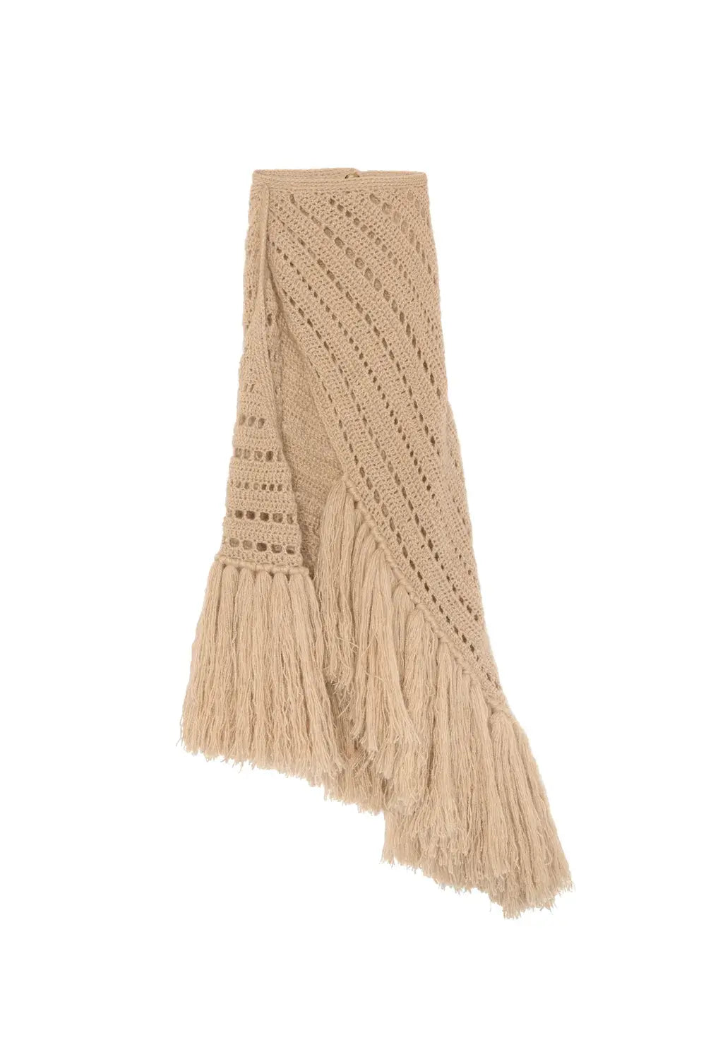 FALDA FLECOS BEIGE