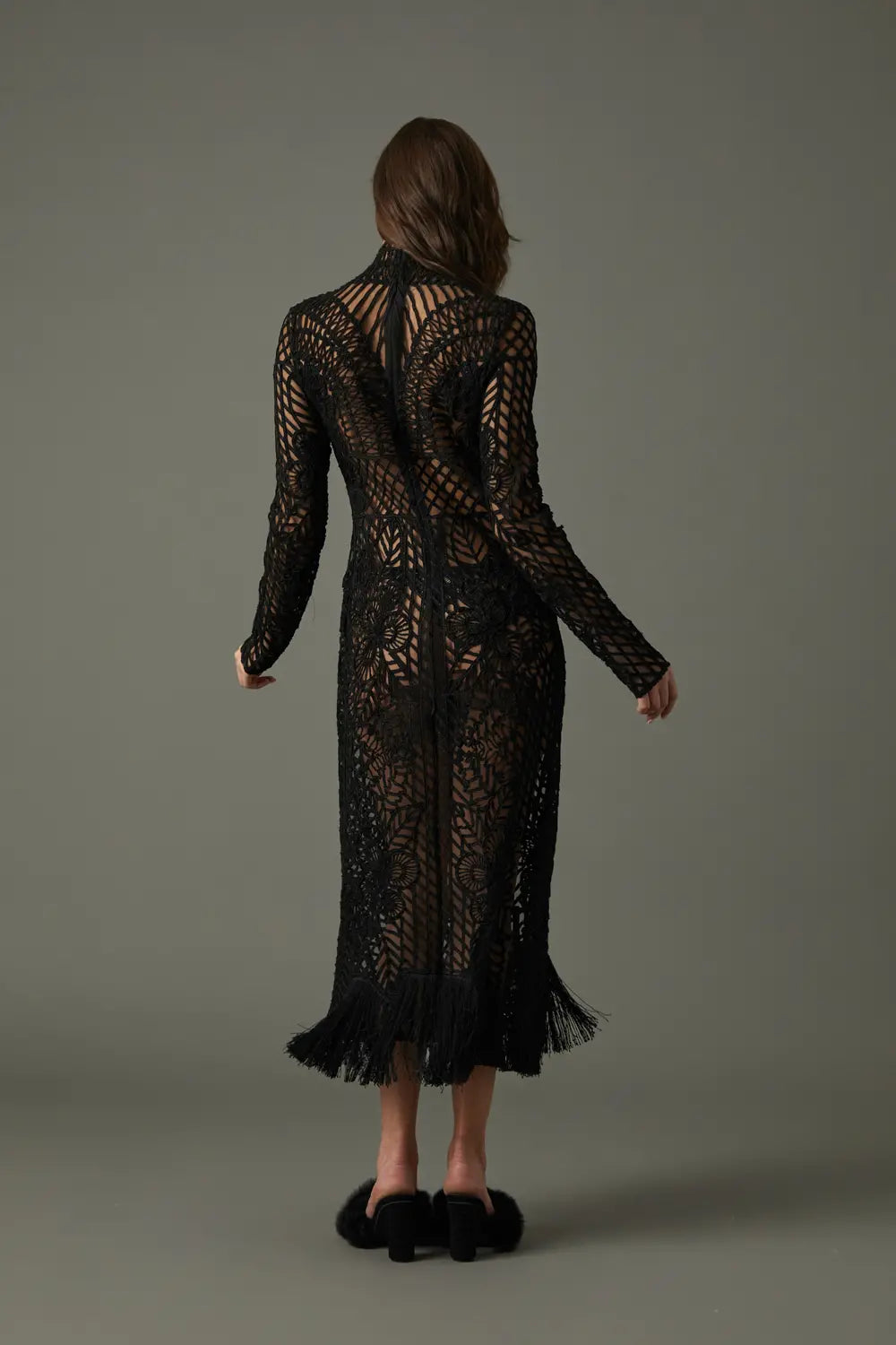 VESTIDO FLECOS
