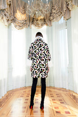 ABRIGO TERCIOPELO BLANCO