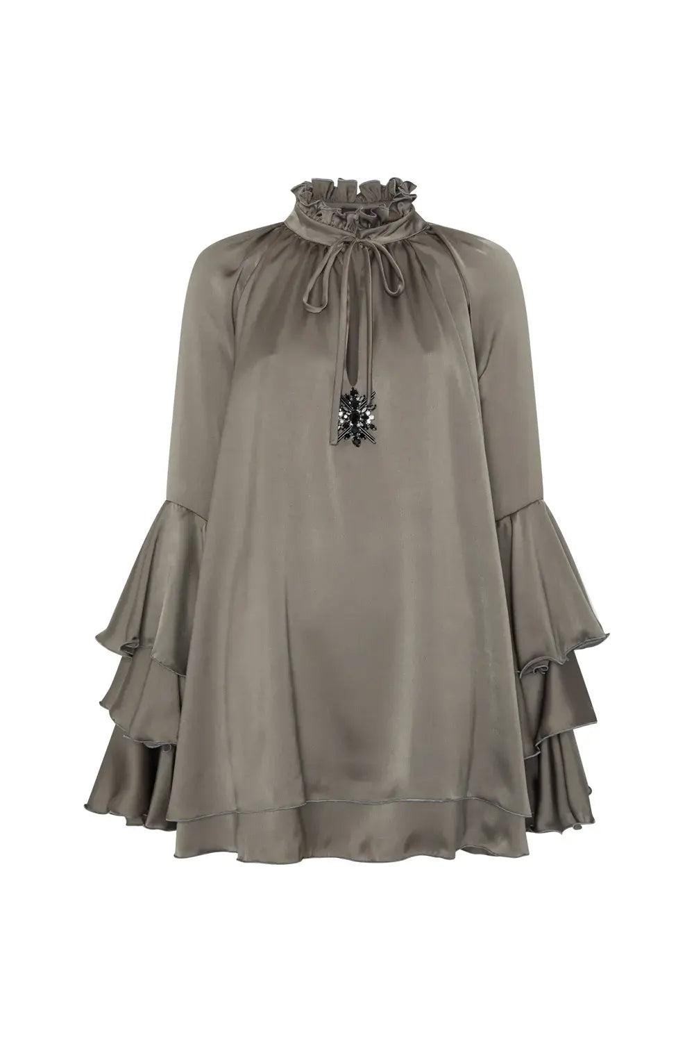 VESTIDO VOLANTES