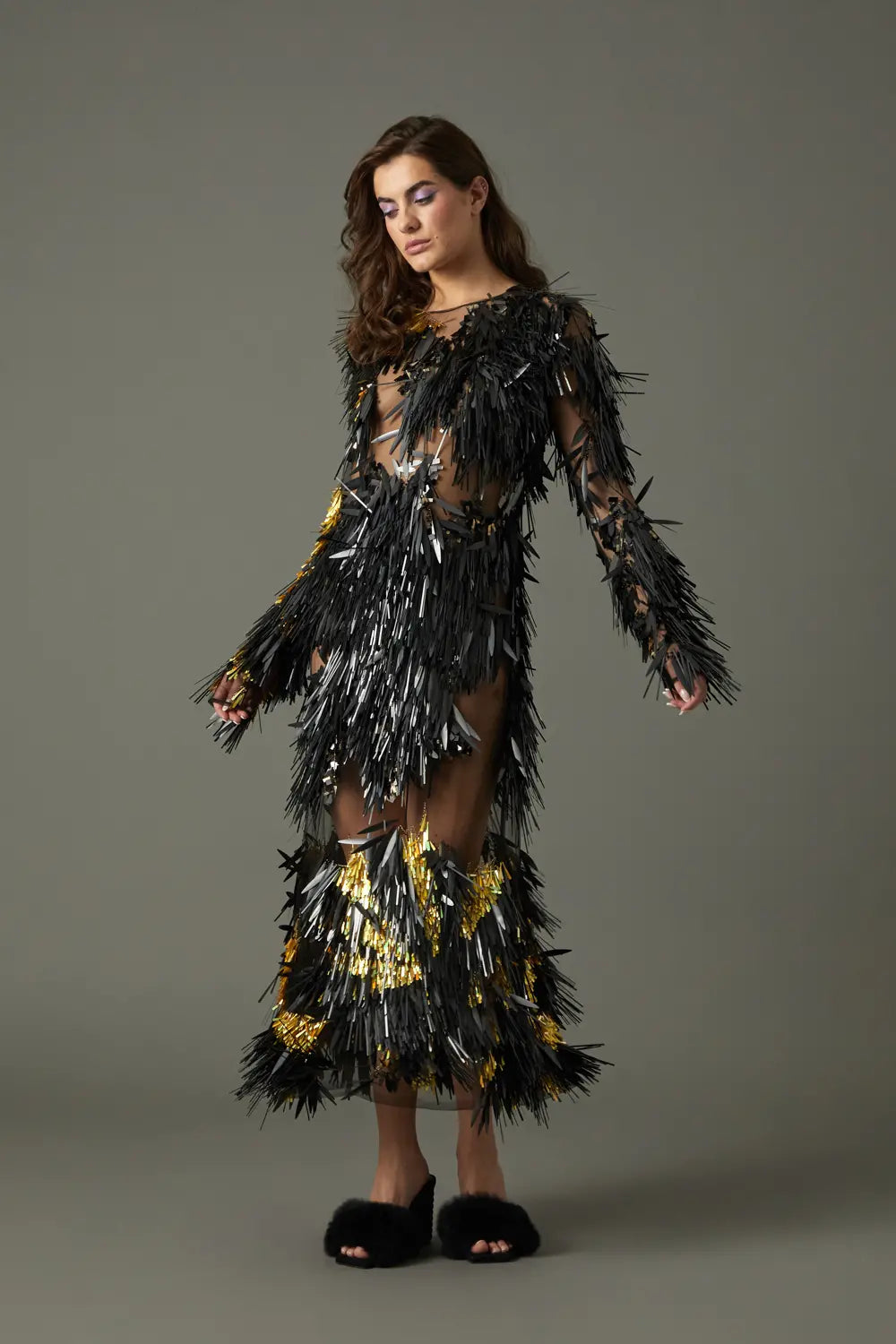VESTIDO PAILLETES
