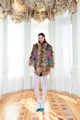 ABRIGO LUREX COLORES