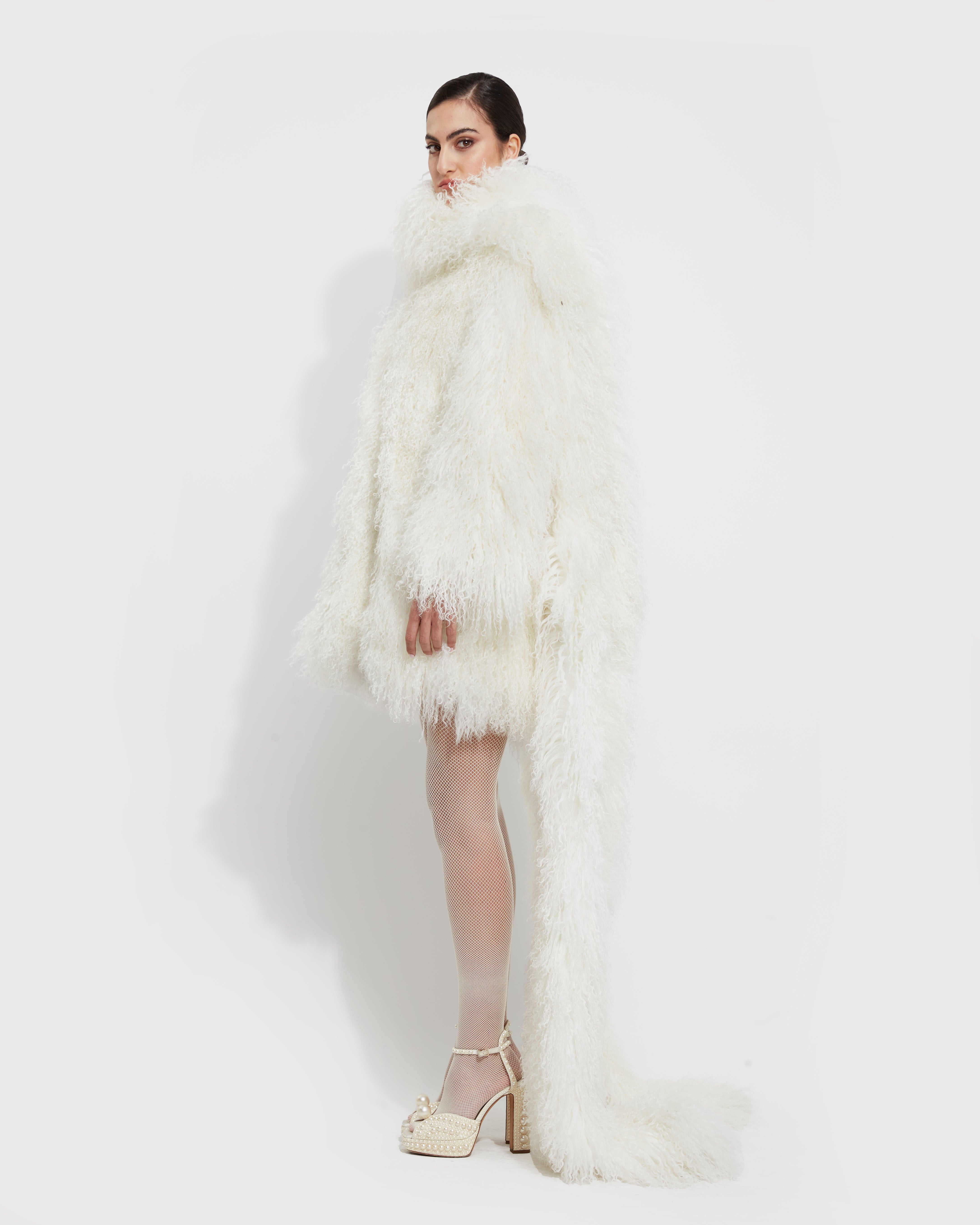 ABRIGO TIBET BLANCO