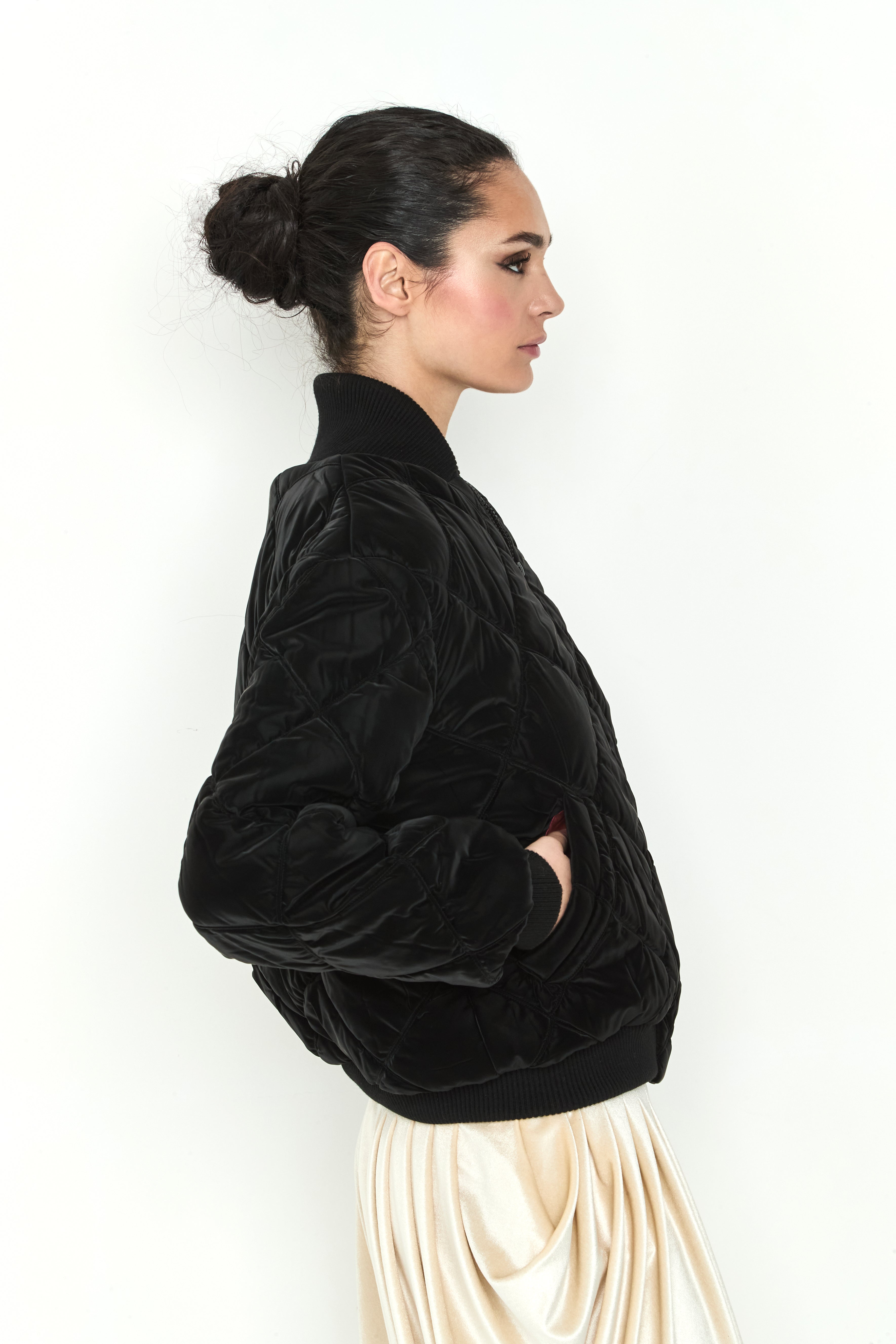 BOMBER ACOLCHADA TERCIOPELO