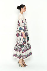 VESTIDO BLANCO ESTAMPADO