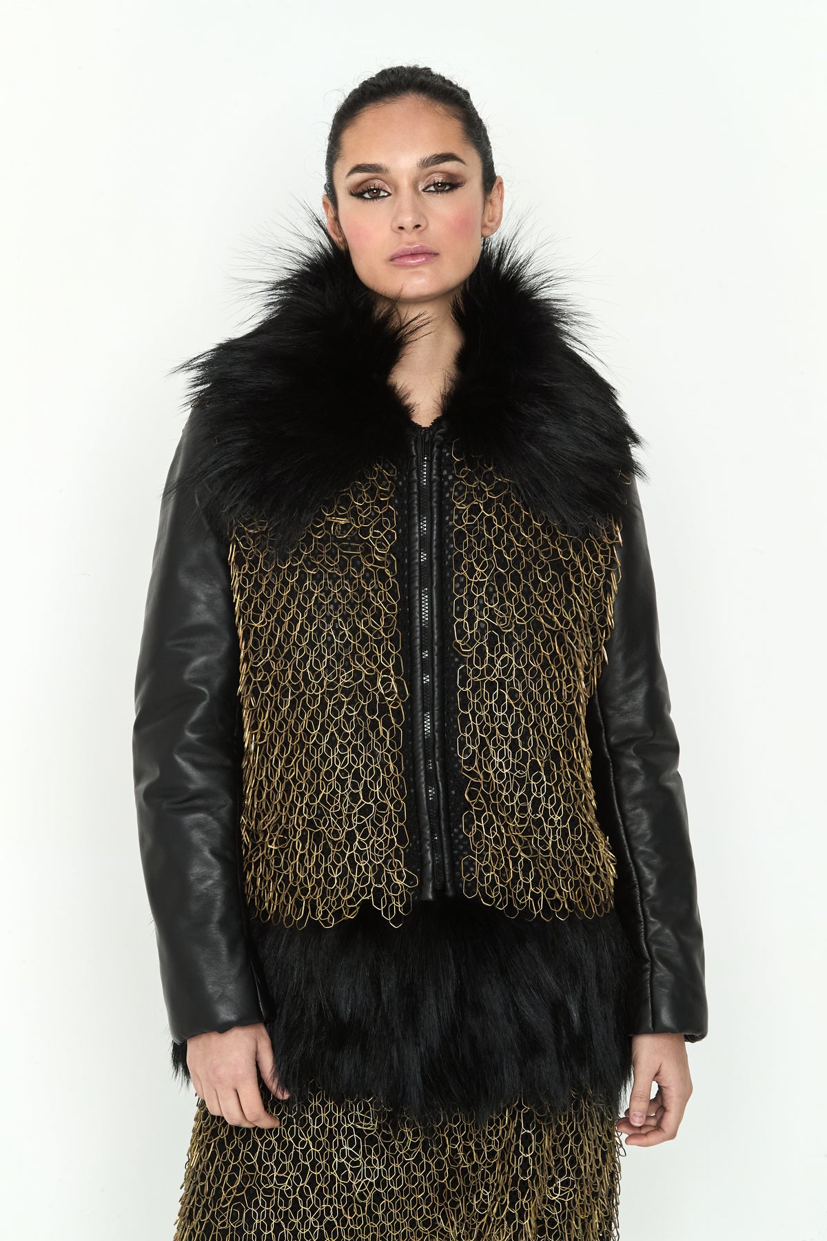 CHAQUETA CUERO CHAPAS
