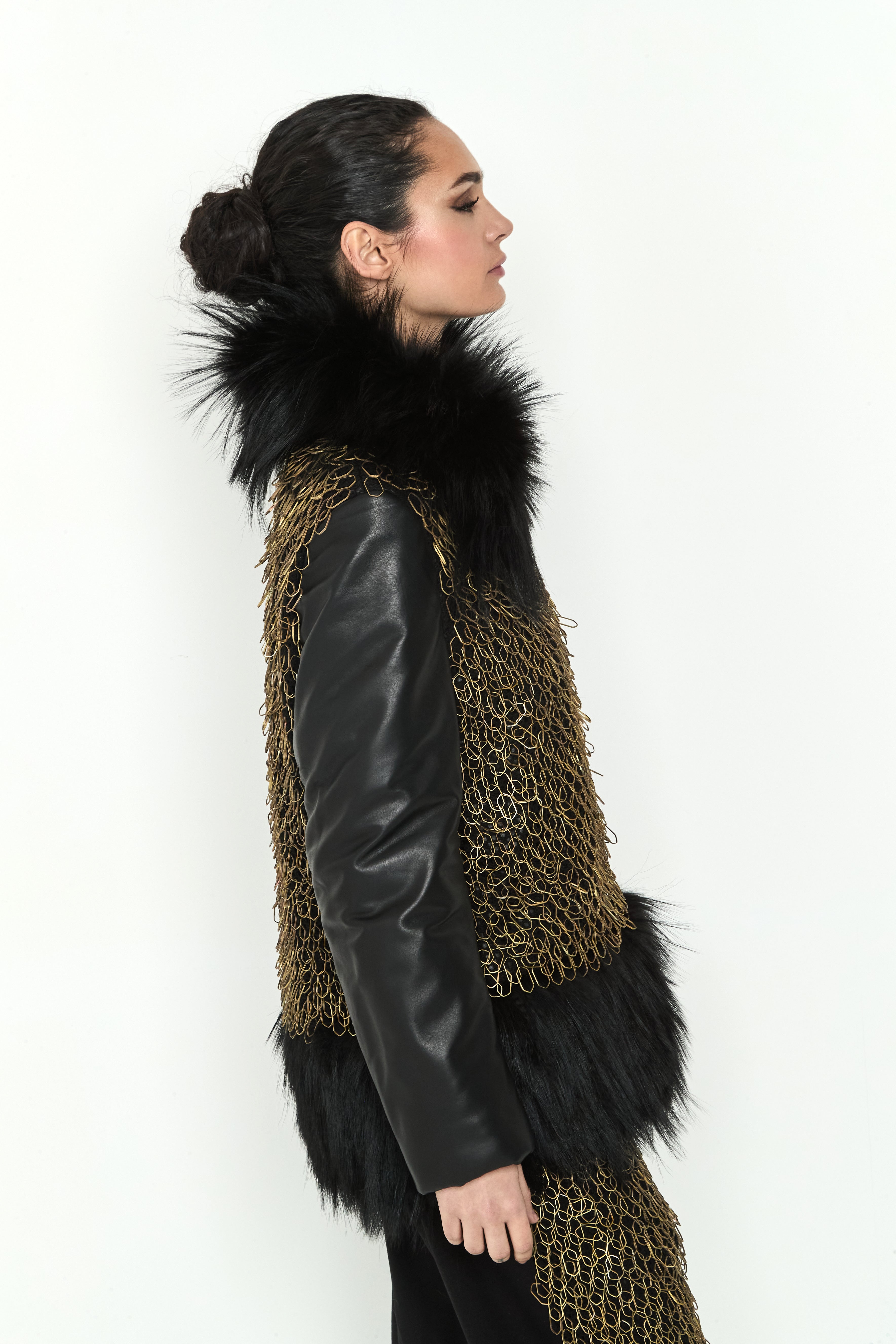 CHAQUETA CUERO CHAPAS