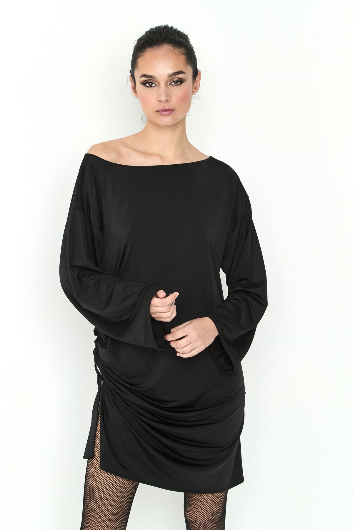VESTIDO NEGRO PUNTO