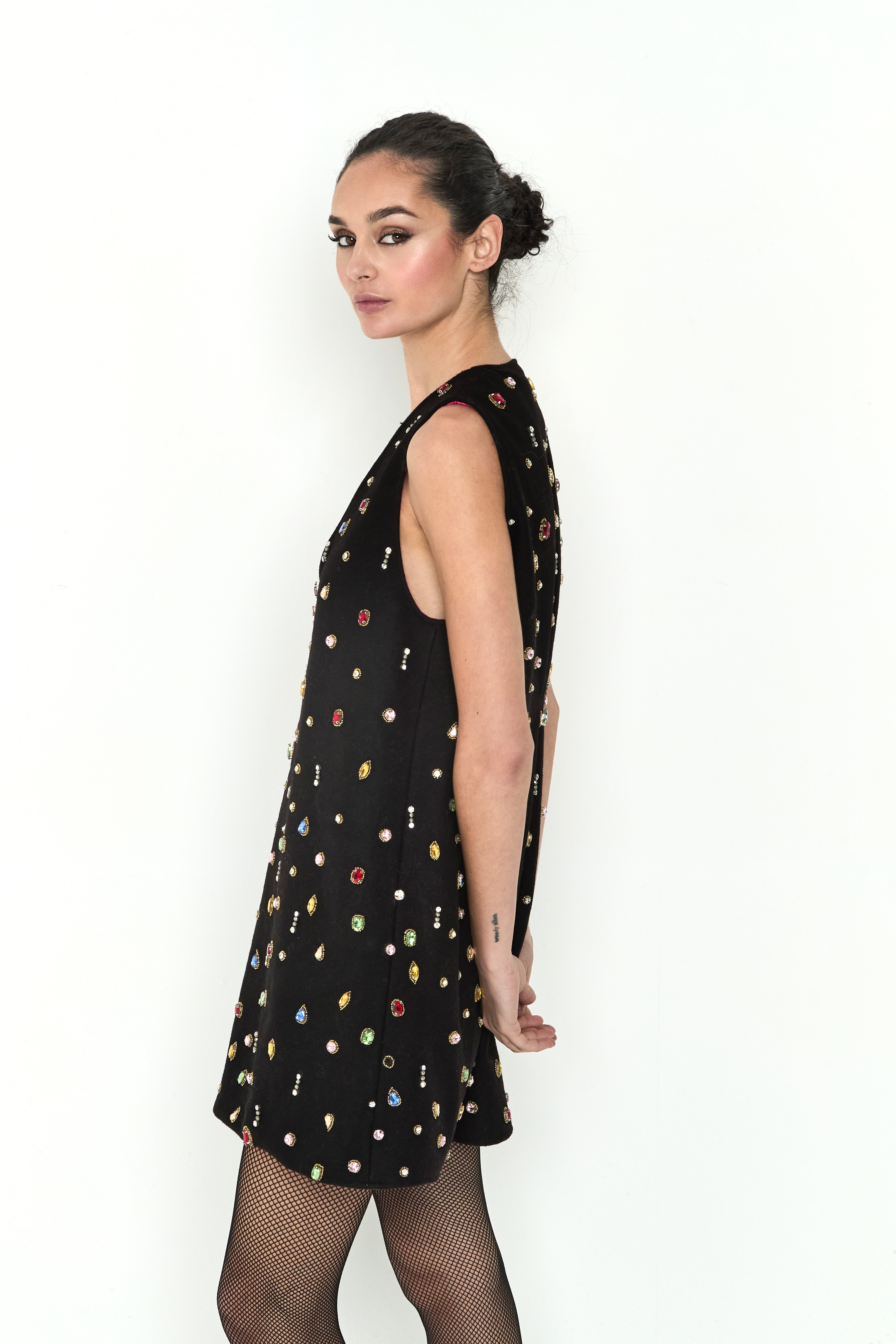 VESTIDO PIEDRAS JOYA