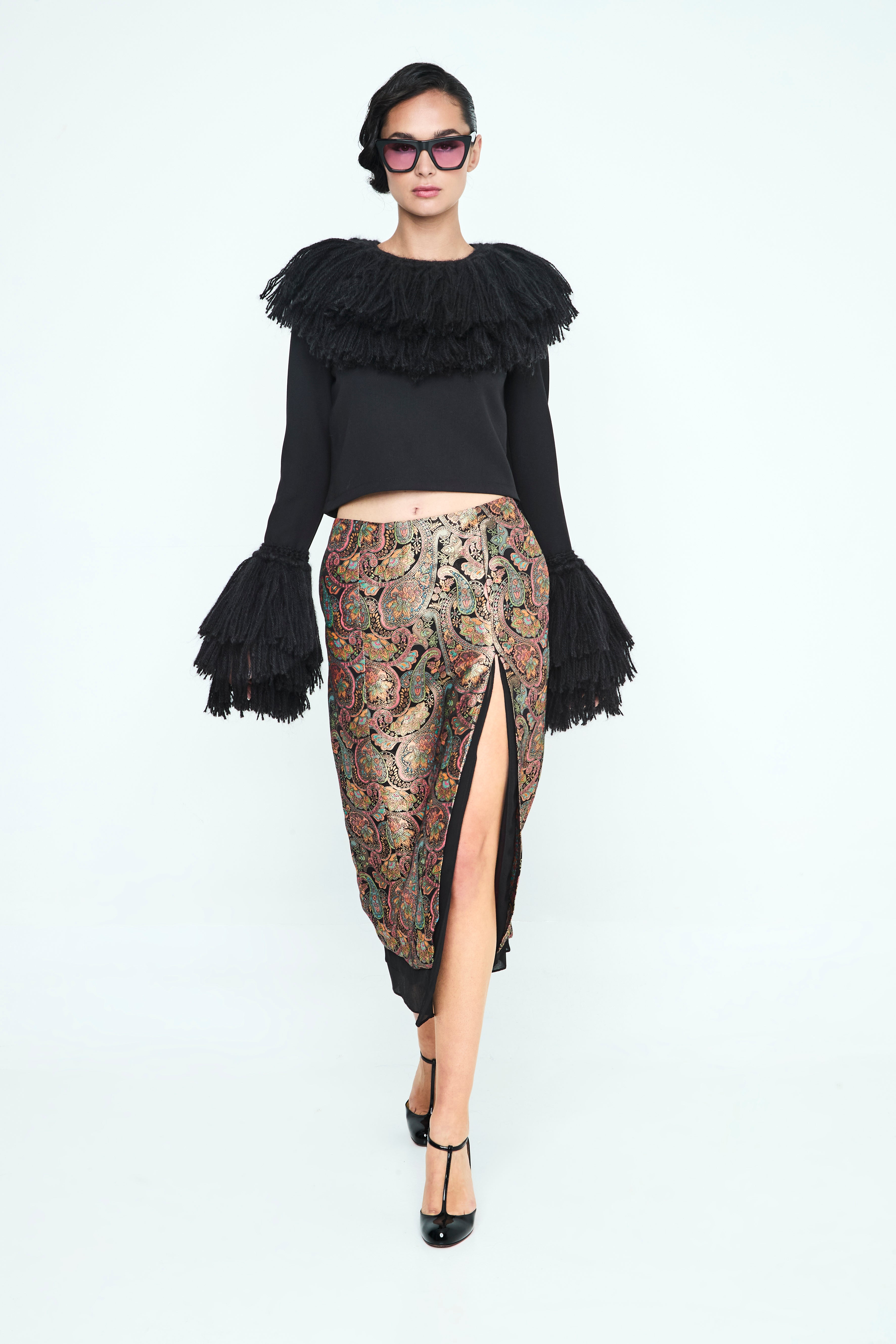 FALDA LÁPIZ PAISLEY
