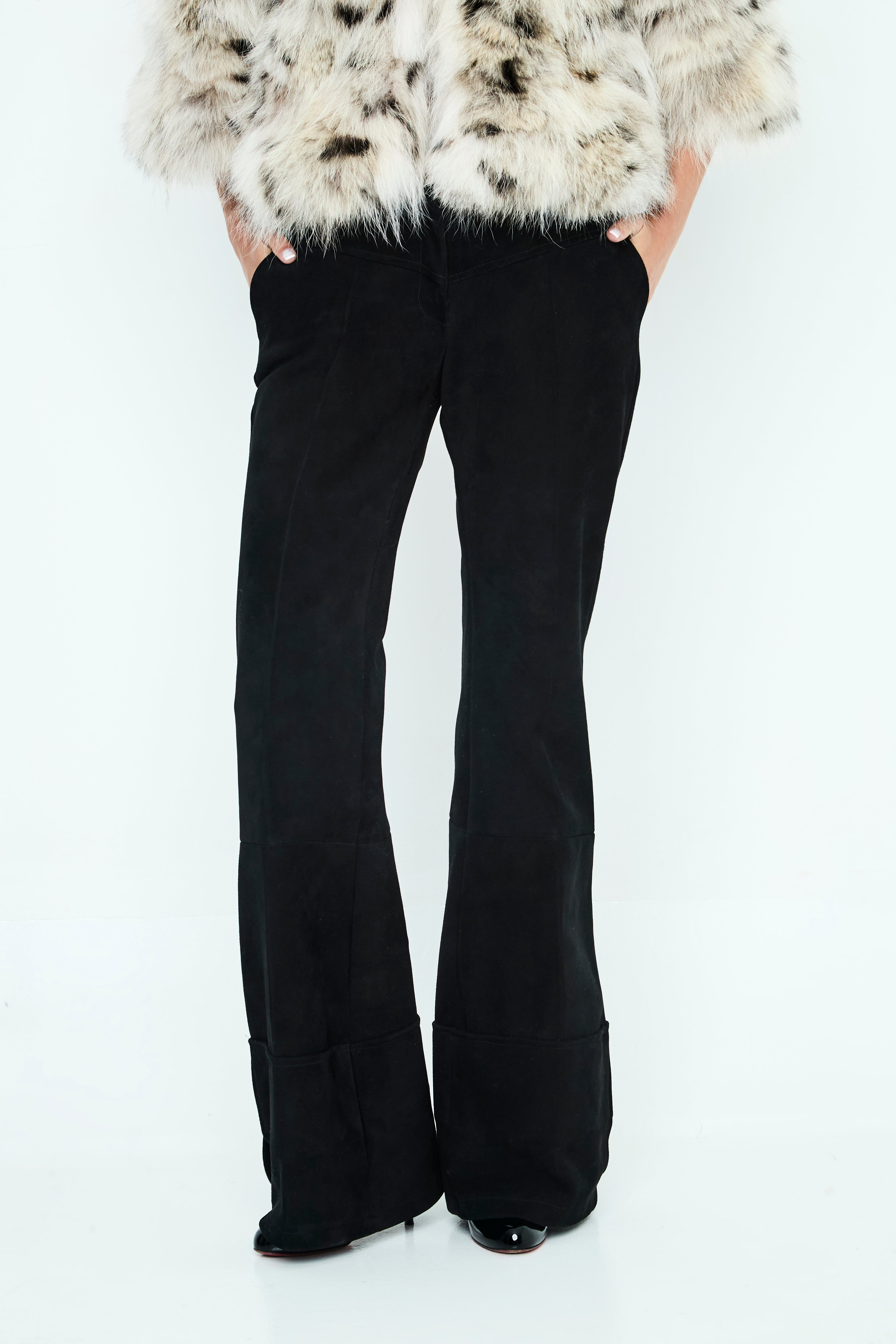 PANTALÓN CAMPANA ANTE
