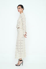 FALDA BLANCA CROCHET