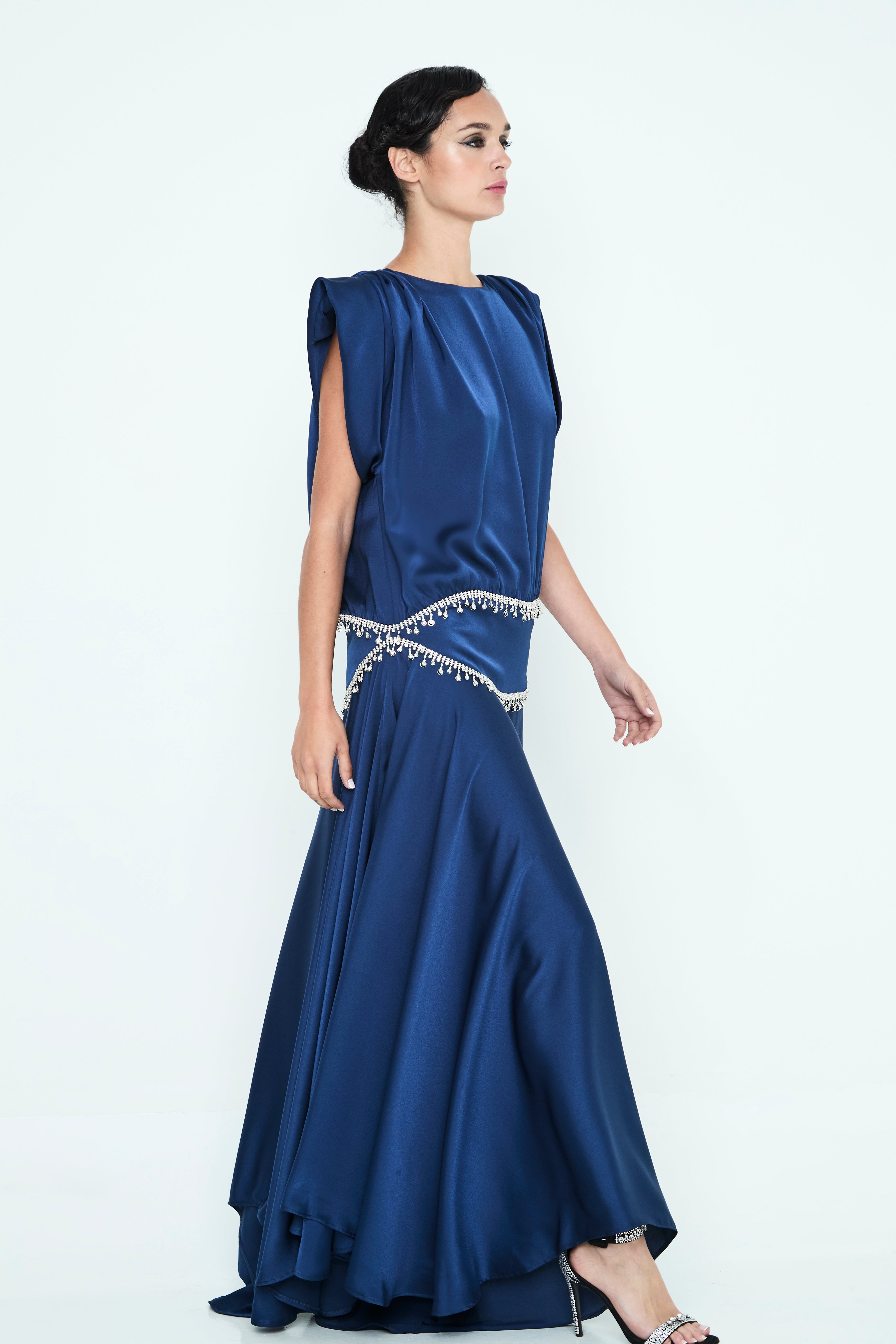 VESTIDO AZUL JOYA