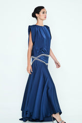 VESTIDO AZUL JOYA