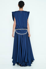 VESTIDO AZUL JOYA
