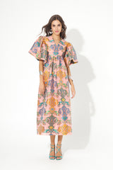 VESTIDO MIDI MANGAS
