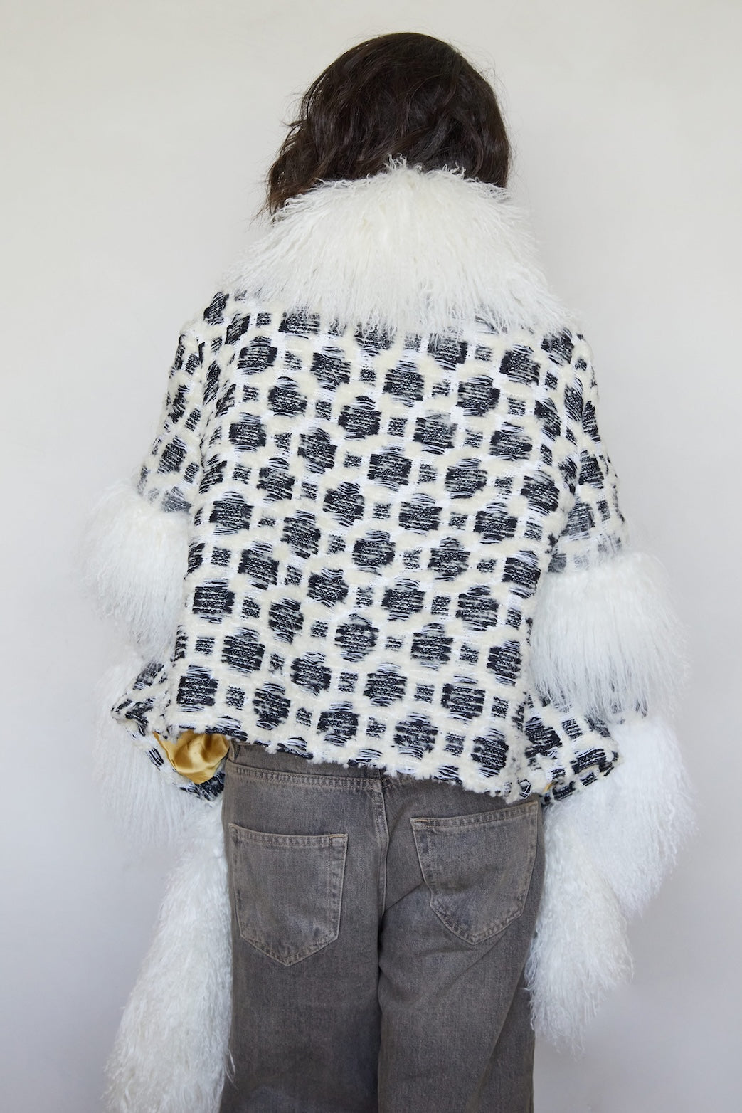ABRIGO JACQUARD PELO